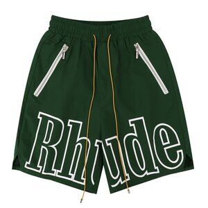 RHUDE Hip-Hop Men's Casual Beach Five-Point Shorts